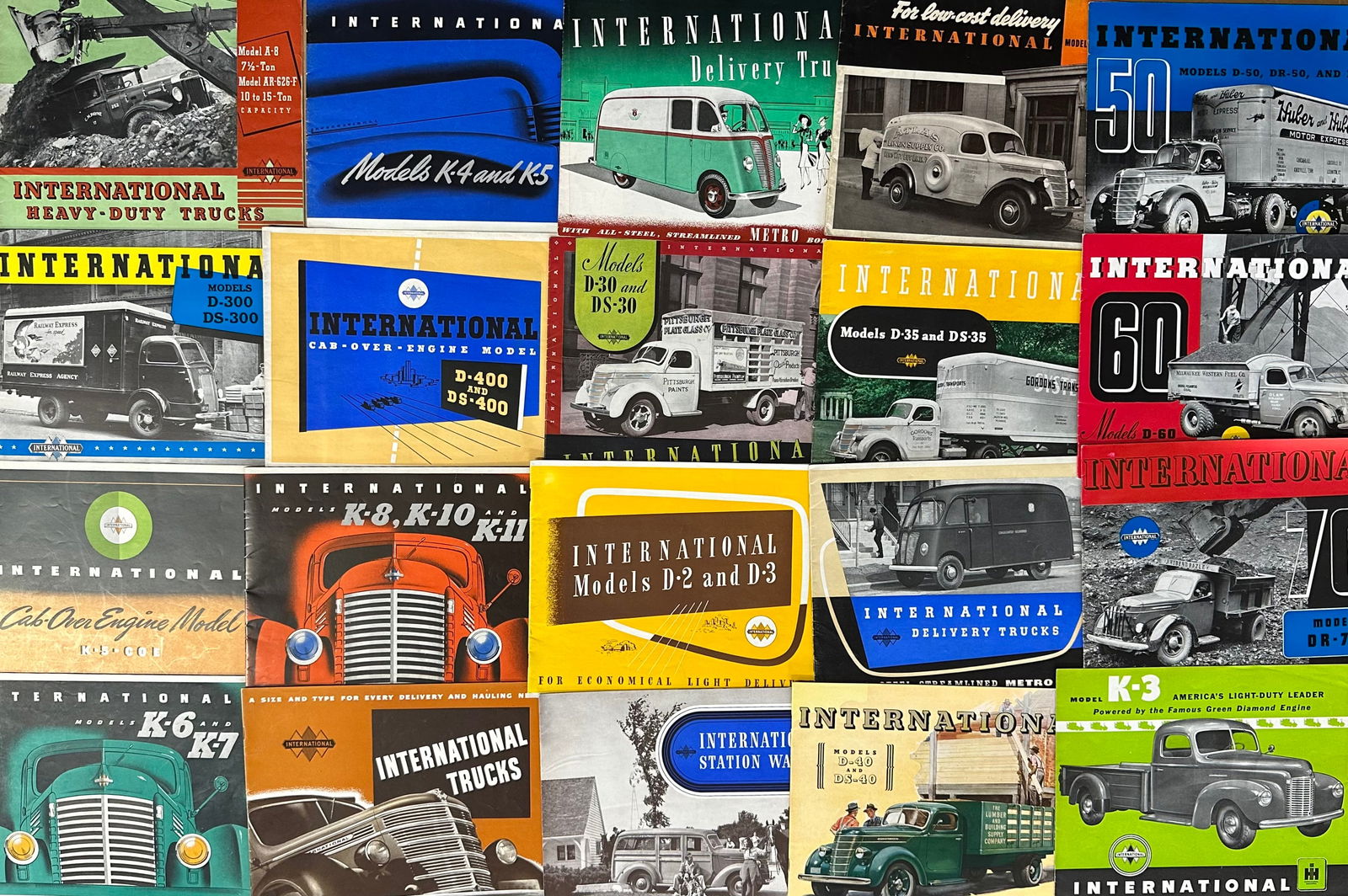 INTERNATIONAL TRUCK BROCHURES
