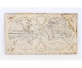 Intricate silkwork map of the