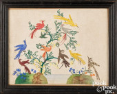 INTRICATE WATERCOLOR AND CUTOU