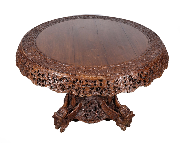 Intricately carved large Indonesian