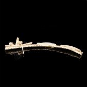 INUIT CARIBOU BONE SCULPTURE,