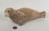 INUIT CARVED ANTIQUE WHALEBONE