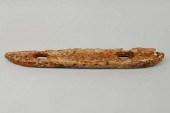 INUIT CARVED FOSSILIZED SLED R