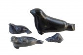INUIT CARVED HARDSTONE FIGURES