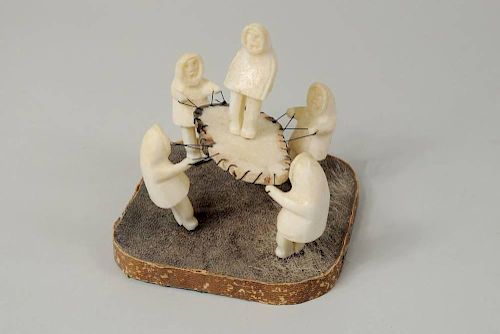 INUIT CARVED MARINE IVORY