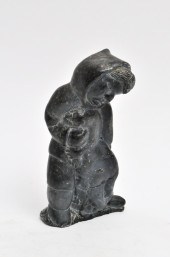 INUIT CARVED SOAPSTONE FIGURE