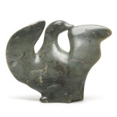 INUIT CARVED STONE BIRD, ATTRI