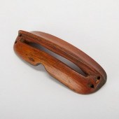 INUIT CARVED WOODEN SNOW GOOGL