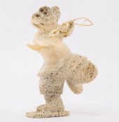 INUIT CARVING OF A HUNTER, SIM
