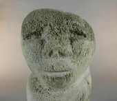 INUIT CARVING, TWO FACES, ARCT