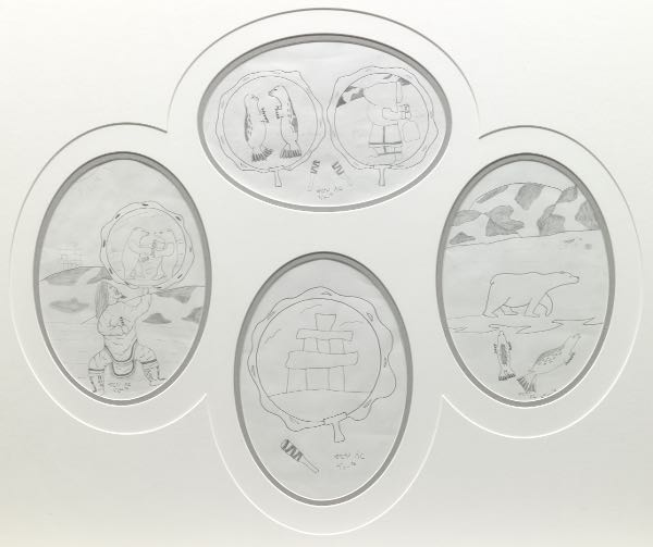 INUIT DRAWINGS 10" x 7"