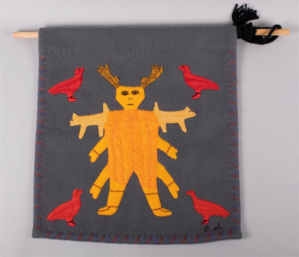 INUIT EMBROIDERED FELT WALL