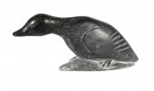INUIT ESKIMO FIGURAL BIRD STON