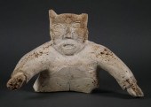 INUIT ESKIMO FIGURAL BONE CARV