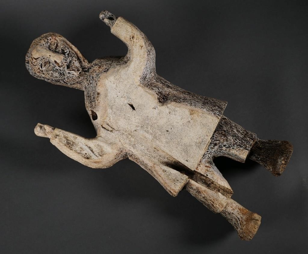 INUIT ESKIMO FIGURAL BONE
