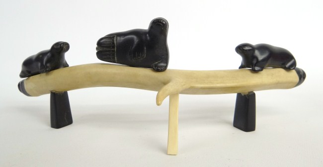 Inuit Eskimo sculpture three