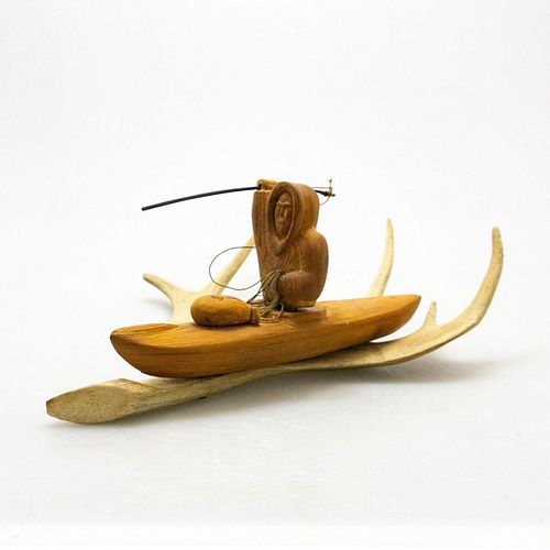 INUIT HAND CARVED FIGURINE