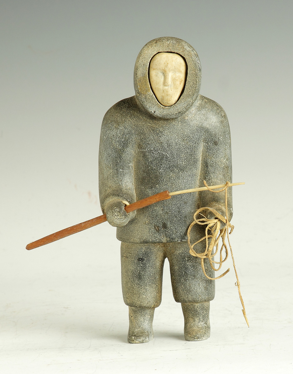 Inuit Ice Fisherman Condition: Chip