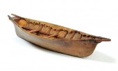 INUIT MODEL BOAT.  Alaska  1st