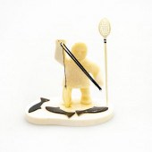 INUIT NATURAL BALEEN FIGURINE