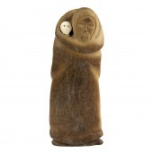 INUIT OOSIK WHALE BONE FIGURE