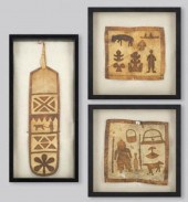 INUIT PICTOGRAPHSA lot of thre