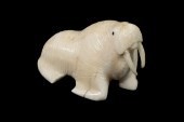 INUIT SCULPTURE OF A WALRUS BY