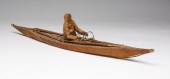 INUIT SEALSKIN KAYAK. Early 20