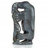 INUIT SLATE CARVING OF A SEAL