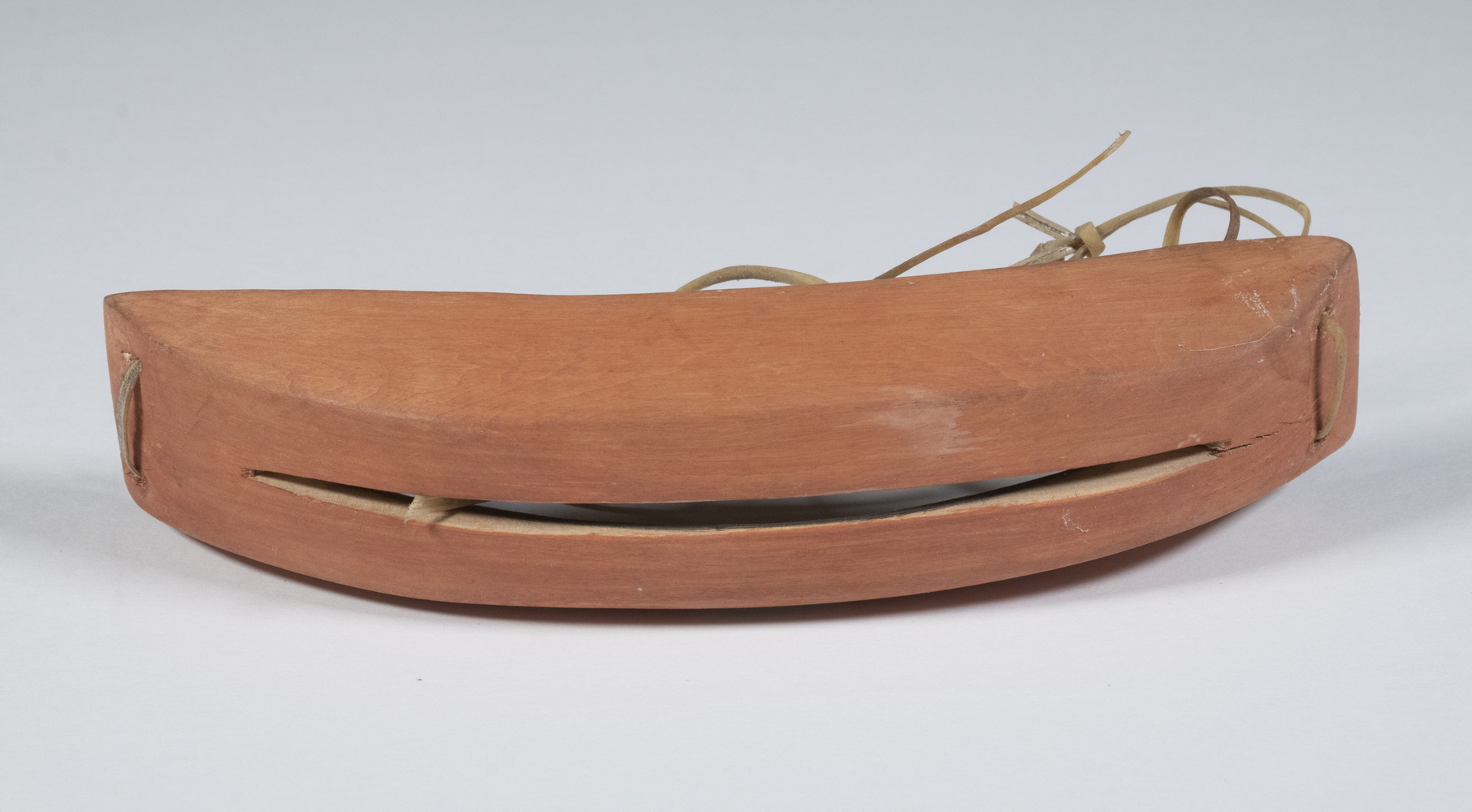 INUIT SNOW GOGGLES Carved wood with