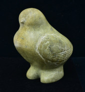 INUIT SOAPSTONE BIRD, CAPE DOR