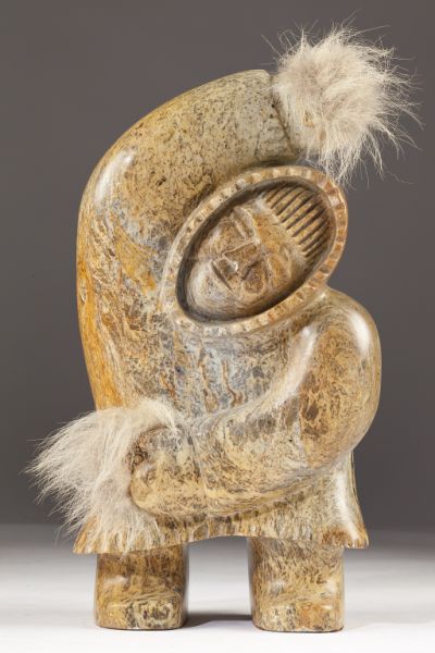 Inuit Soapstone Carved Large