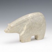 INUIT SOAPSTONE CARVING BY EMM