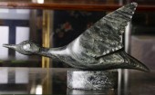INUIT SOAPSTONE FIGURE OF DUCK