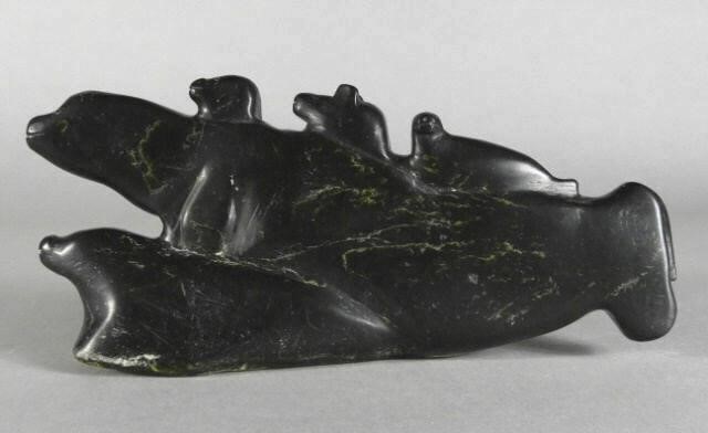 INUIT TRANSFORMATION STONE CARVING,