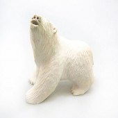 INUIT TRIBAL LARGE FIGURINE SC