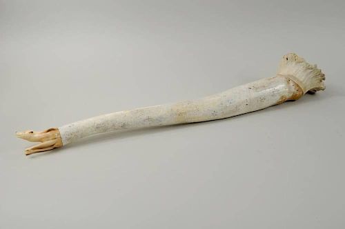 INUIT WALRUS DECORATED OOSIKInuit
