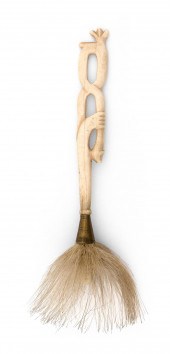 INUIT WHALEBONE-HANDLED WHISK