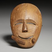 INUIT WOOD CARVED INUPIAQ PORT