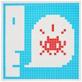 INVADER (B. 1969), "ALERT (BLU