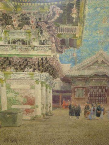 IOKI, Bunsai. Watercolor of Nikko