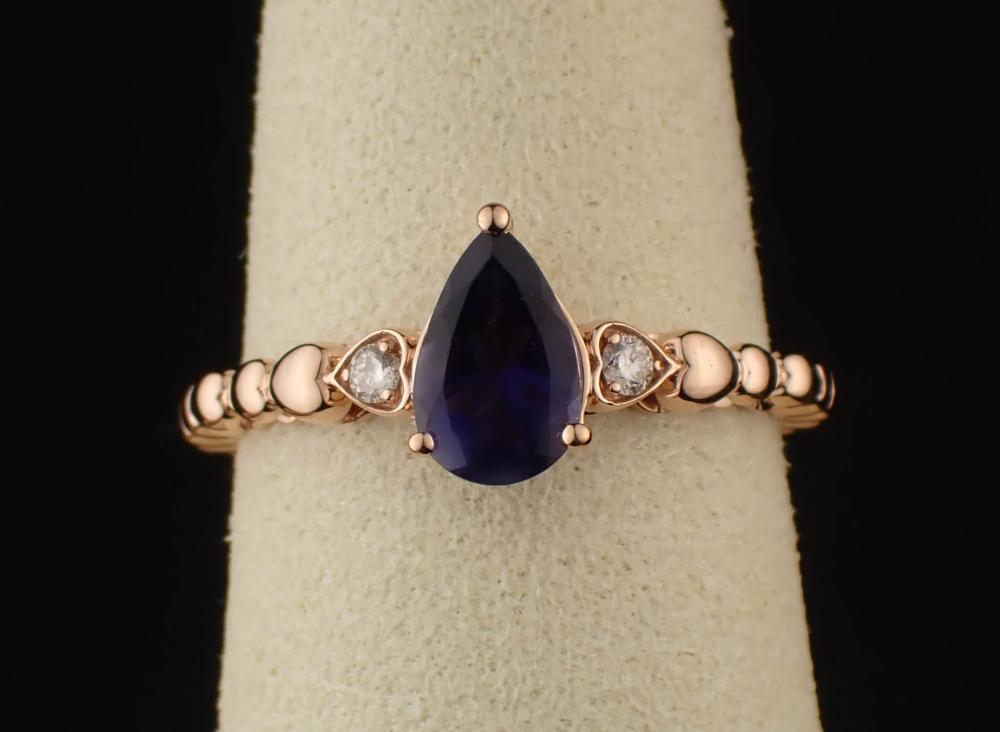 IOLITE, DIAMOND AND FOURTEEN