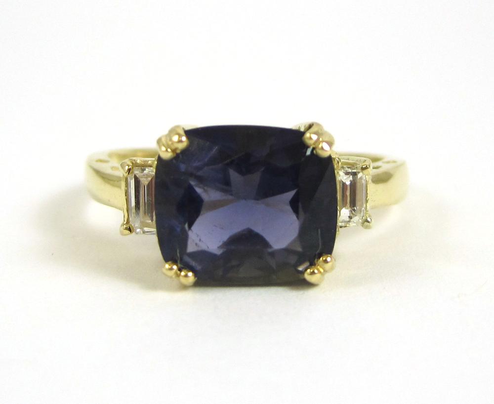 IOLITE, DIAMOND AND FOURTEEN
