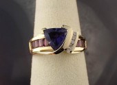 IOLITE, PINK TOURMALINE AND DI