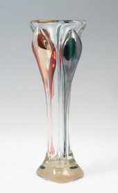 ION TAMAIAN BLOWN ART GLASS VA