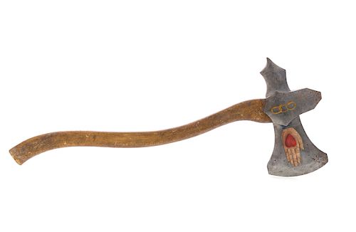 IOOF HEART IN THE HAND FOLK ART