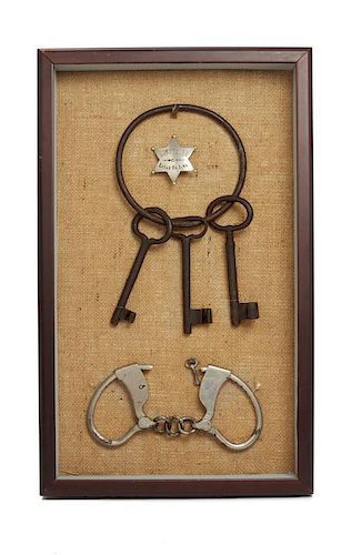 IOWA CONSTABLE HANDCUFFS AND