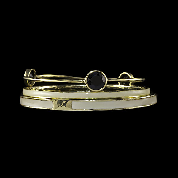 Ippolita 18k Bangles with Onyx
