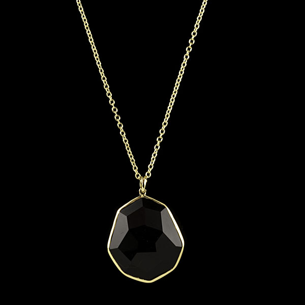 Ippolita 18k Faceted Onyx Pendant