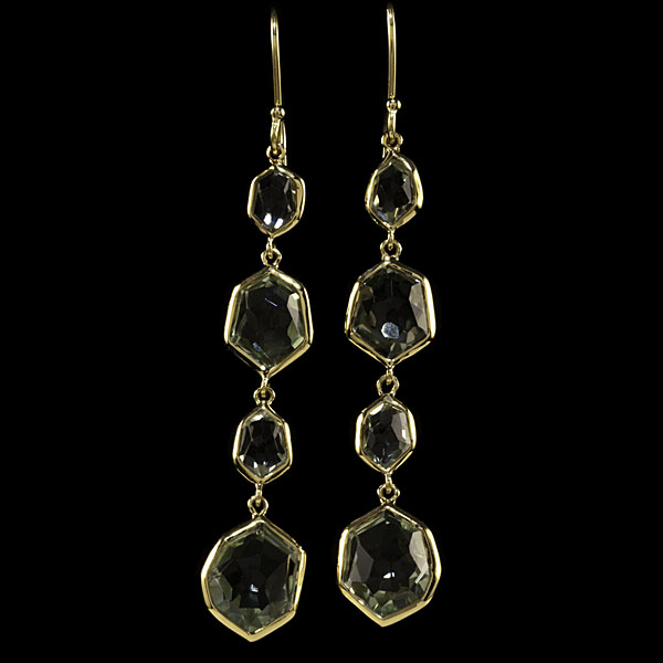 Ippolita 18k Green Quartz Drop